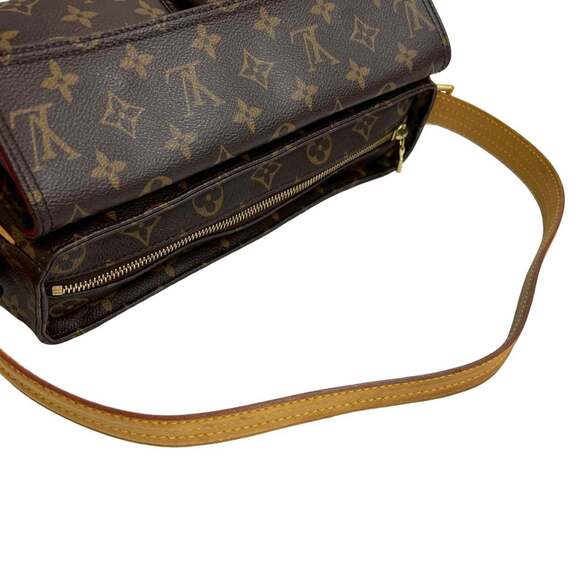 LOUIS VUITTON Brown Monogram Leather Shoulder Bag - Picture 4 of 10